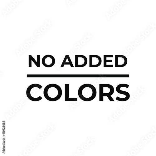 No added colors text design vector