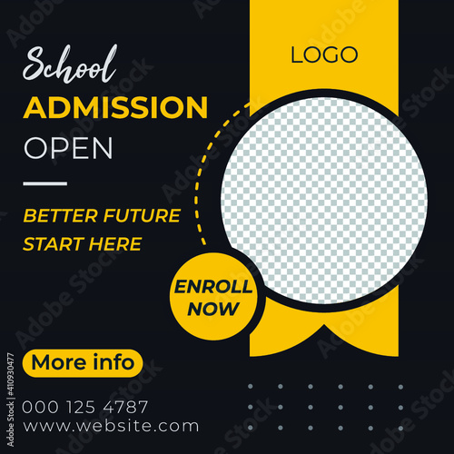 School admission open premium templates