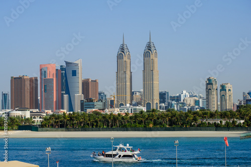 DUBAI, UAE - FABRYARY 20 - Dubai Media City (DMC) part of Dubai Holding is a tax free zone within Dubai, has been built by the Dubai government to boost UAE's media foothold.