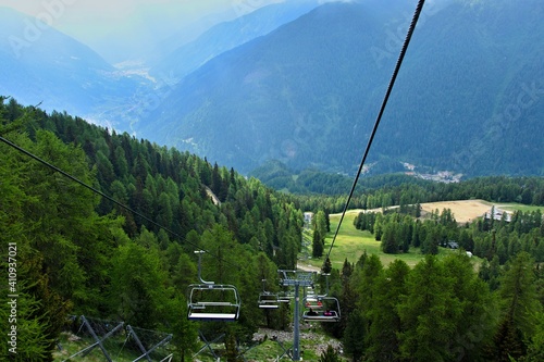 Italy-view from the cableway