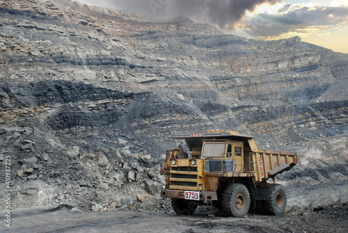 Coal mine in Telangana state, India