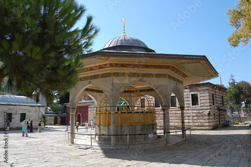 View of the main places and monuments of Istanbul, in Turkey. Topkapi Palace. Harem photo