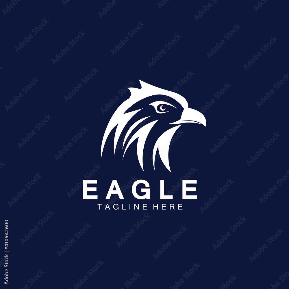 Obraz premium Eagle icon logo design vector template