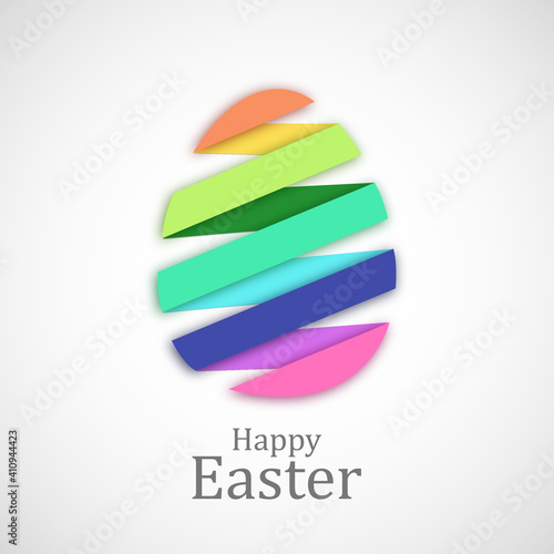 Colorful easter egg