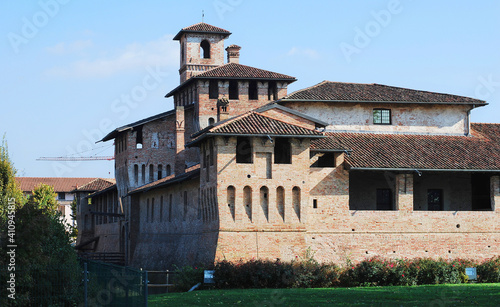Il Castello Visconteo a Pagazzano in provincia di Bergamo, Lombardia, Italia. photo