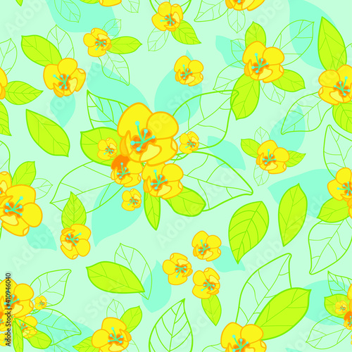 Yelloe flowers texture, background, pattern designer, print, illustation