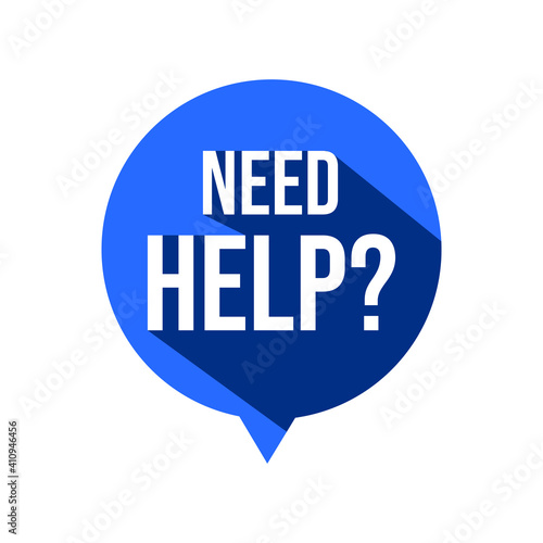 Need help customer care icon label design vector