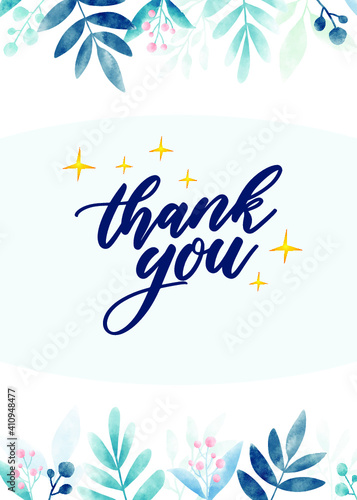 summer thankyou card