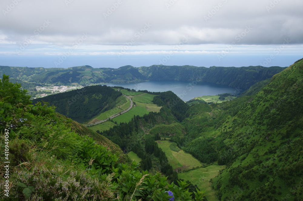 Fototapeta premium Azores landscapes, nature and trekking