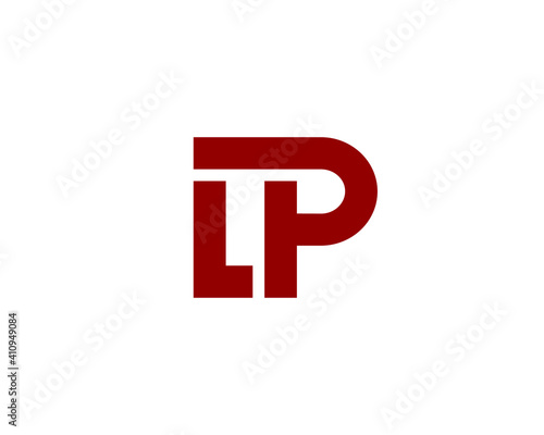 LP PL letter logo design vector template