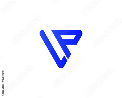 LP PL letter logo design vector template