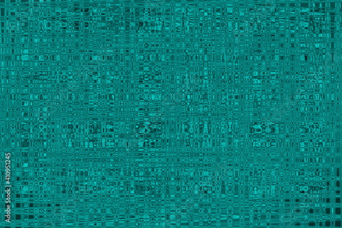 Abstract background in the form of green iridescent waves, chaotically located throughout the frame.