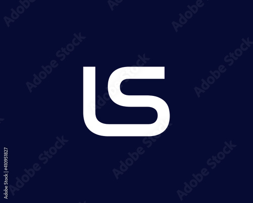 LS SL letter logo design vector template