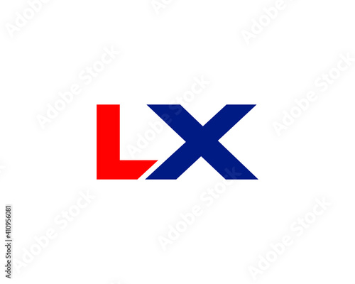 LX XL letter logo design vector template