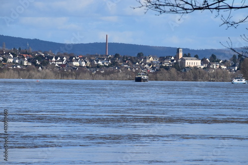 Rheinhochwasser 2021 bei Andernach photo