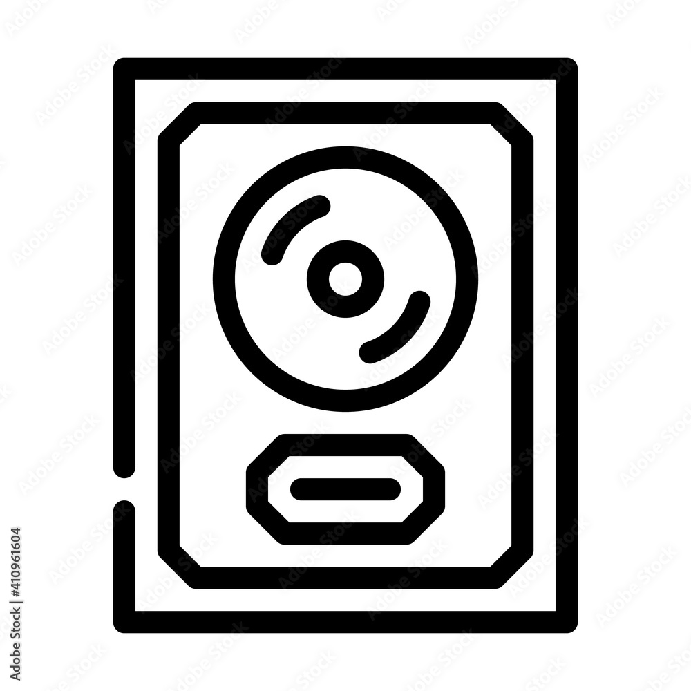 gold disc line icon vector illustration flat gold disc line icon vector illustration flat