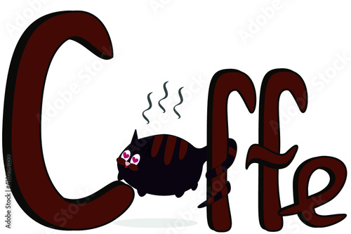 coffe with a cat