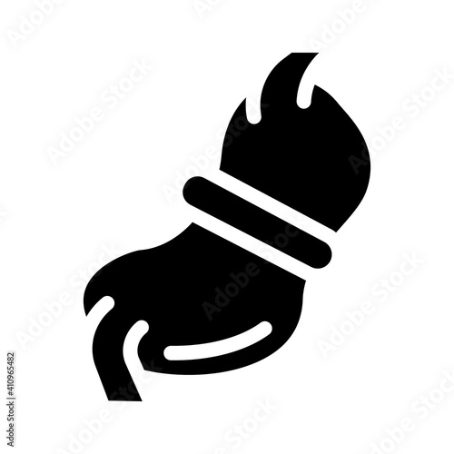 gastric bandage glyph icon vector illustration flat