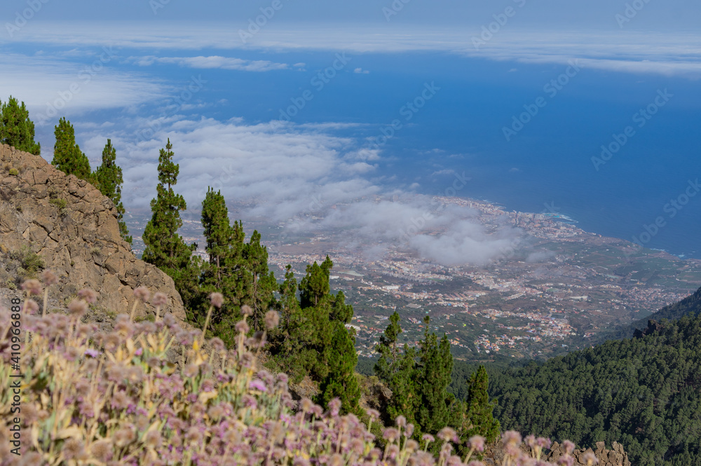 Paisajes de La Palma, islas canarias