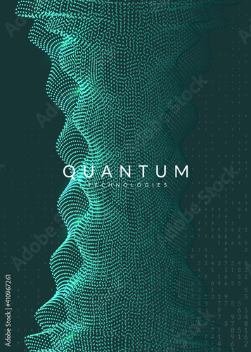Digital technology abstract background. Artificial intelligence, deep learning and big data concept.