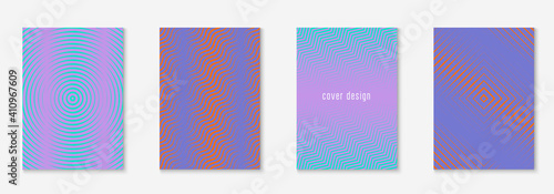 Poster design modern with minimalist geometric lines and shapes. © Holo Art