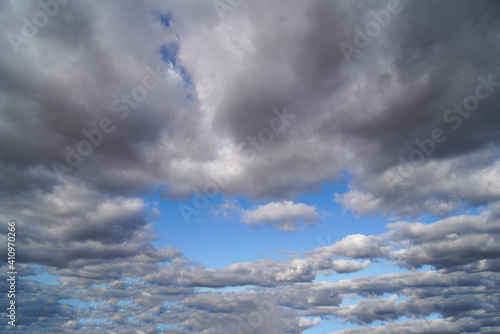 Clouds photographed on a February afternoon in Bavaria