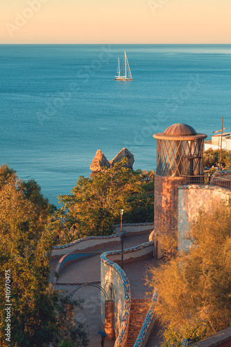 views and details of Vietri sul Mare on the Amalfi Coast, Salerno, Campania