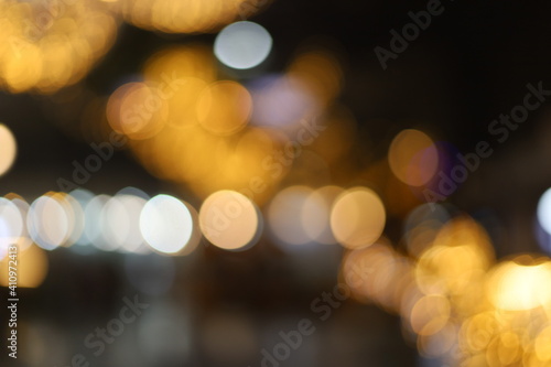 A Lot of colourful bokeh