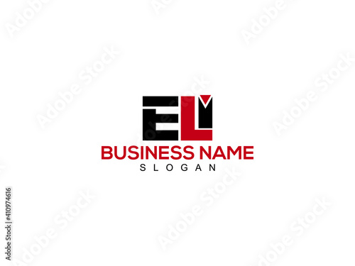 ELI Logo Icon design for business photo