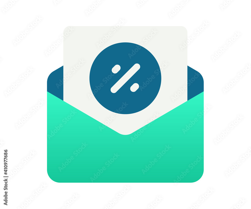discount sales envelope single single isolated icon with gradient style discount sales envelope single single isolated icon with gradient style