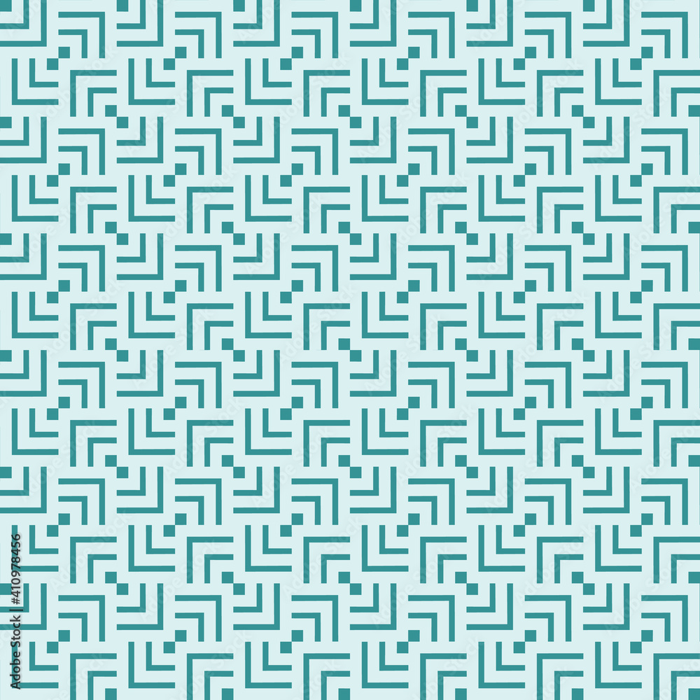 Turquoise Blue Geometric Lines Seamless Pattern Turquoise Blue Geometric Lines Seamless Pattern