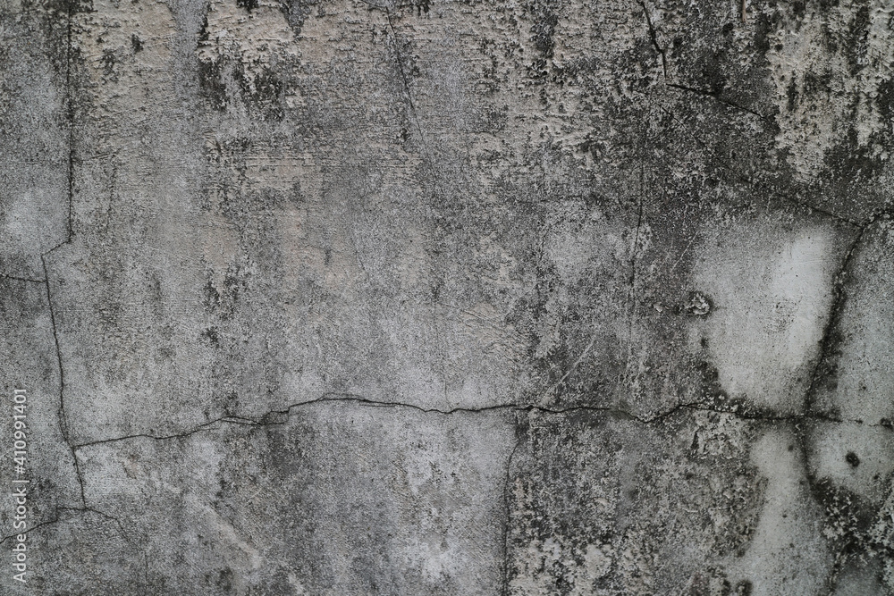  Old cement, cracked walls for the background                              