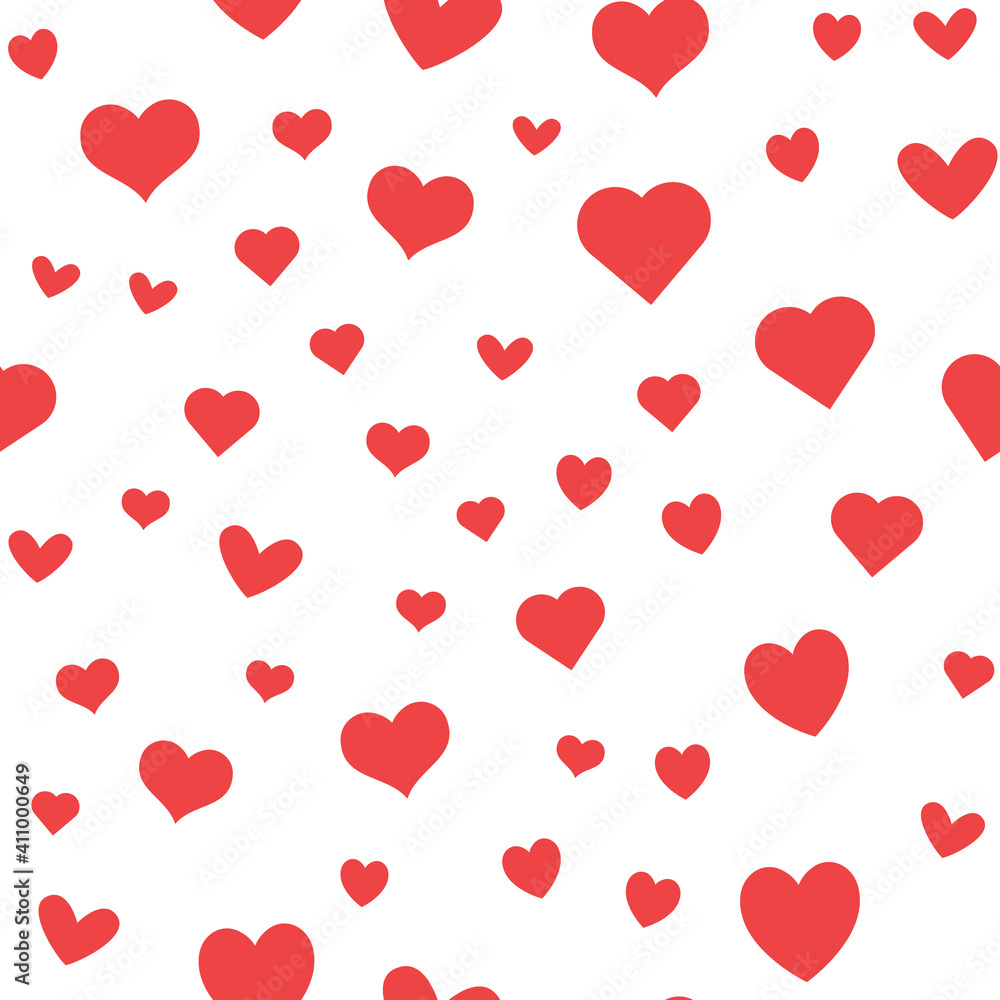 Hearts vector icon seamless pattern. Love texture background for valentine's day. Hearts vector icon seamless pattern. Love texture background for valentine's day.
