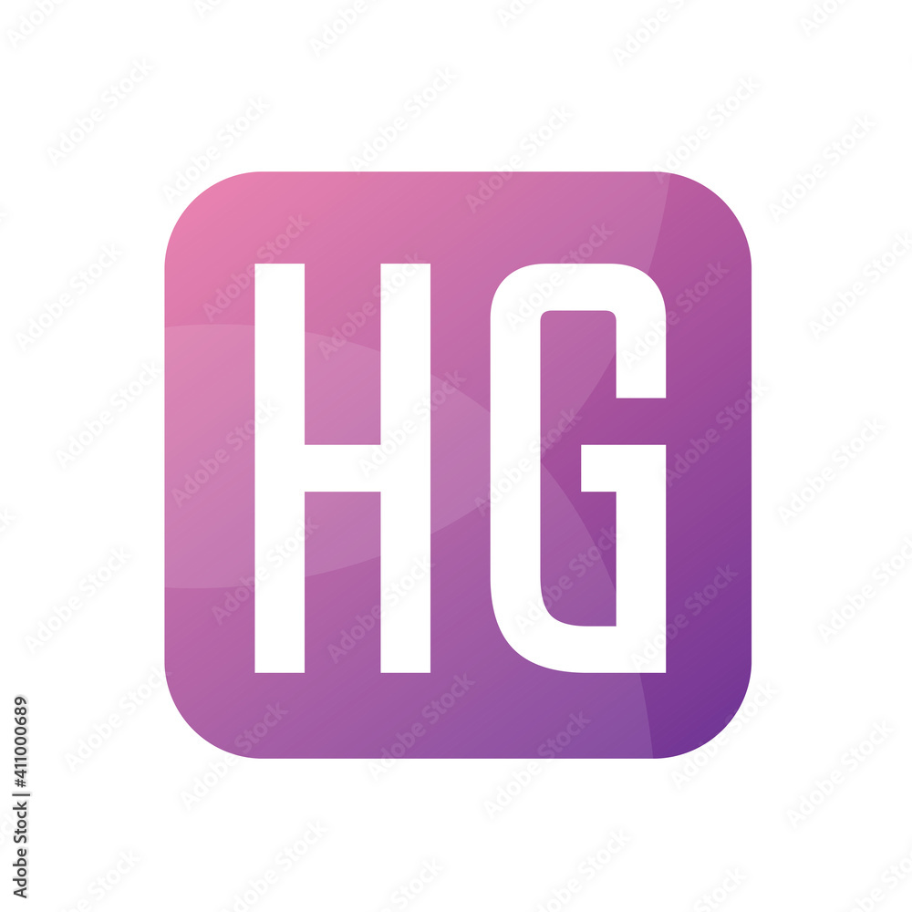 HG Letter Logo Design With Simple style HG Letter Logo Design With Simple style