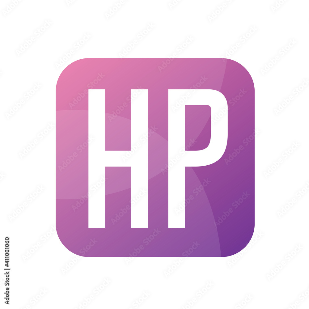 HP Letter Logo Design With Simple style HP Letter Logo Design With Simple style