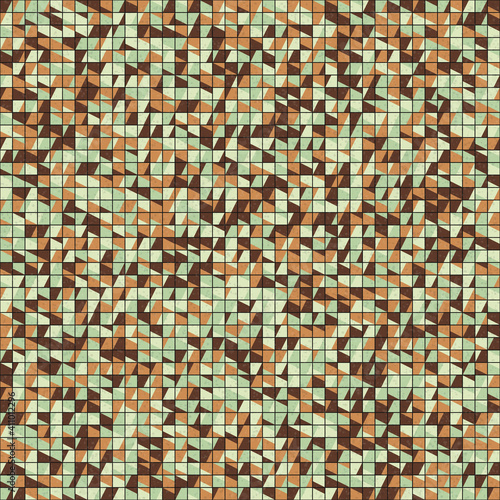 Abstract Geometric Pattern generative computational art illustration