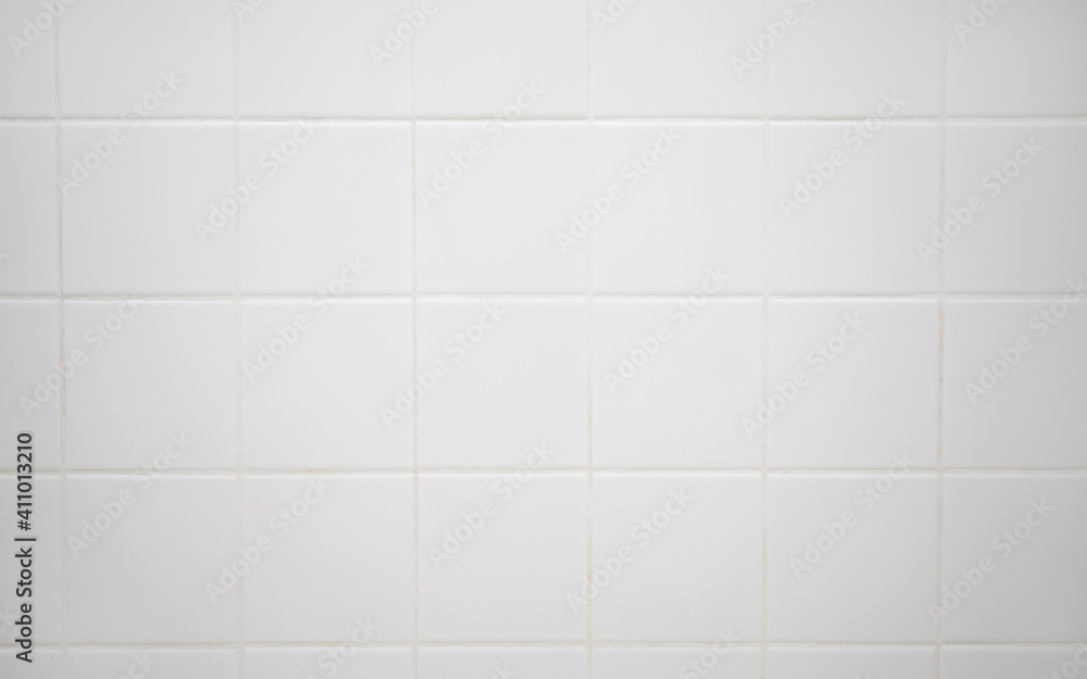 White tile shower wall great for a background White tile shower wall great for a background
