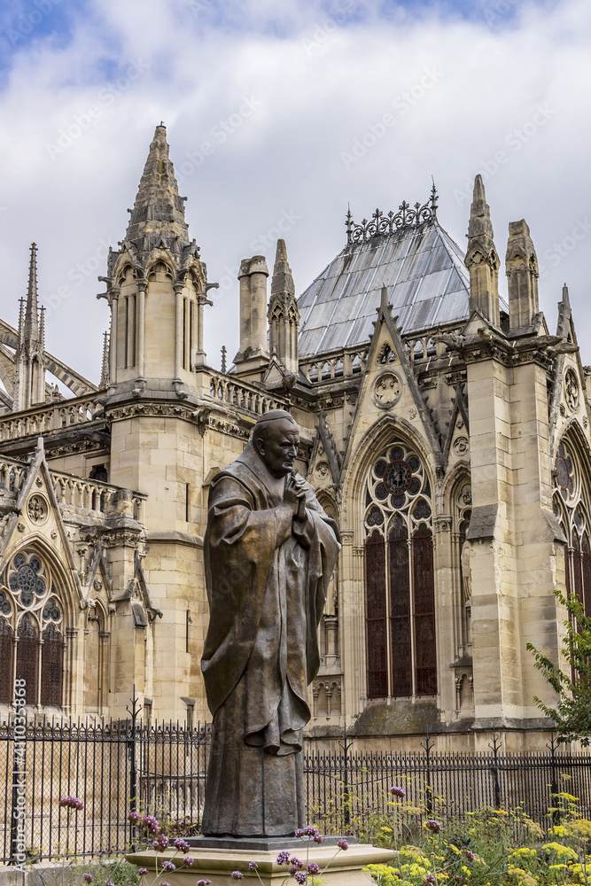 Fragment of Cathedral of Notre Dame de Paris (