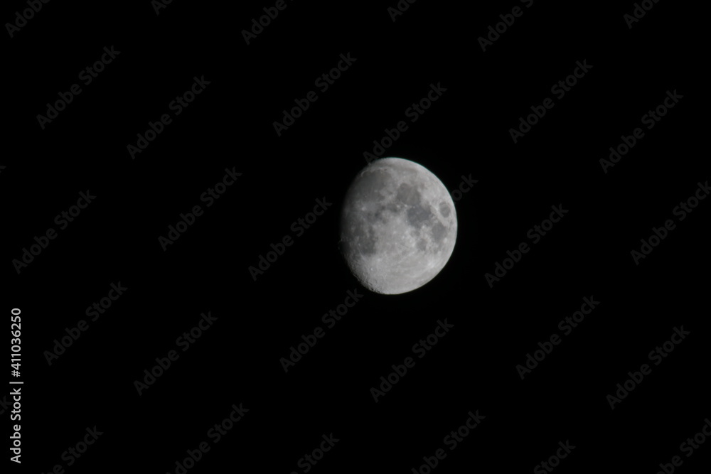 Obraz premium Nahaufnahme vom Mond