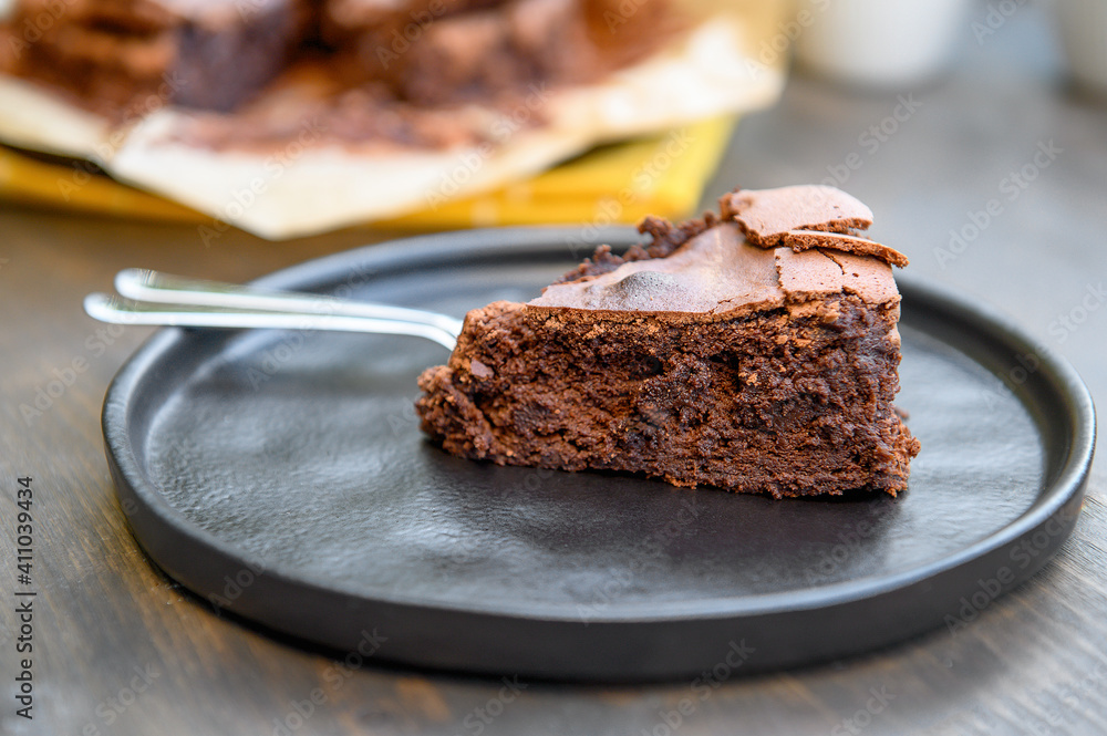 chocolate pie. Breakfast for tea chocolate pie. Breakfast for tea