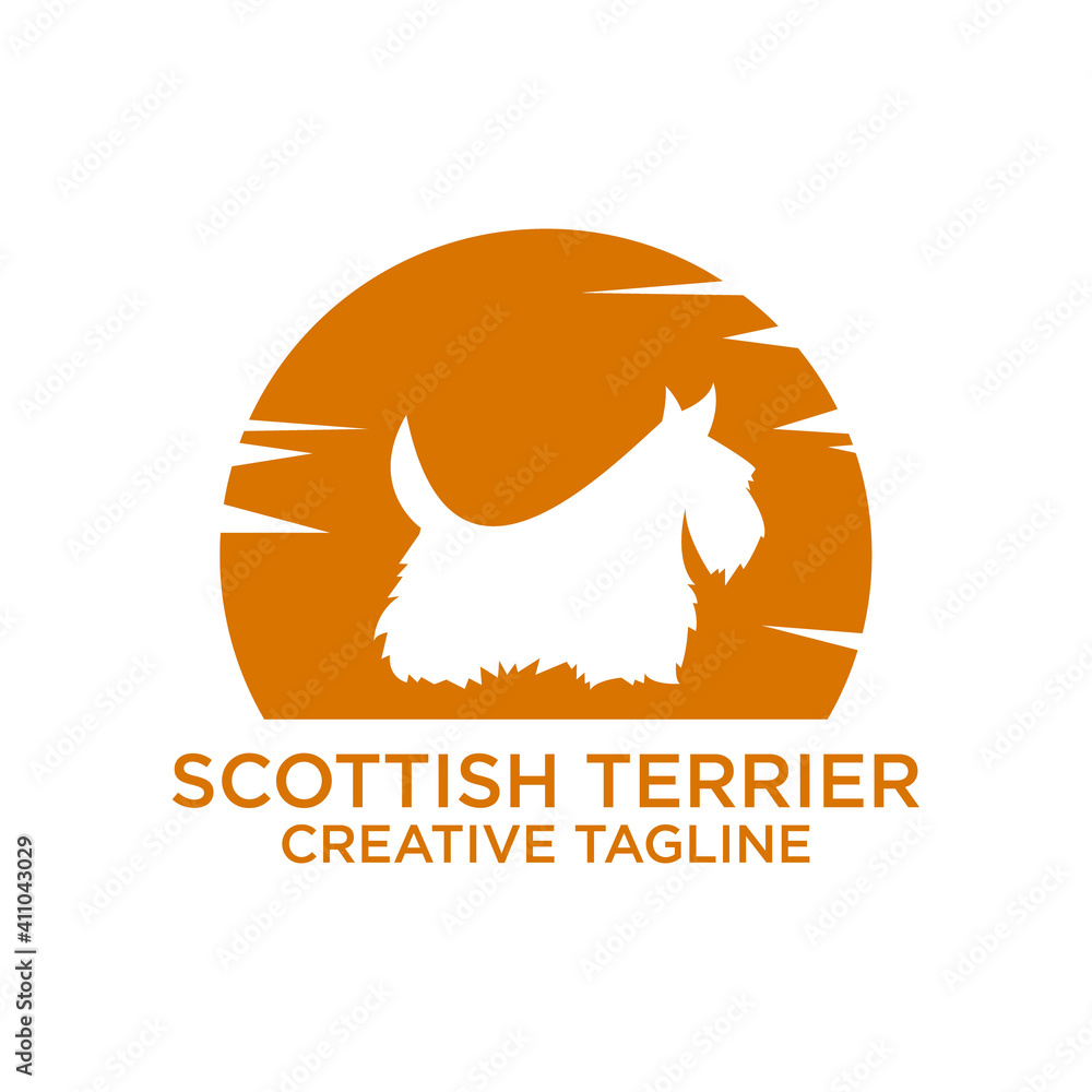 Dog logo, creative design vector Dog logo, creative design vector