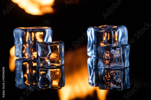 fire and ice on a dark background2