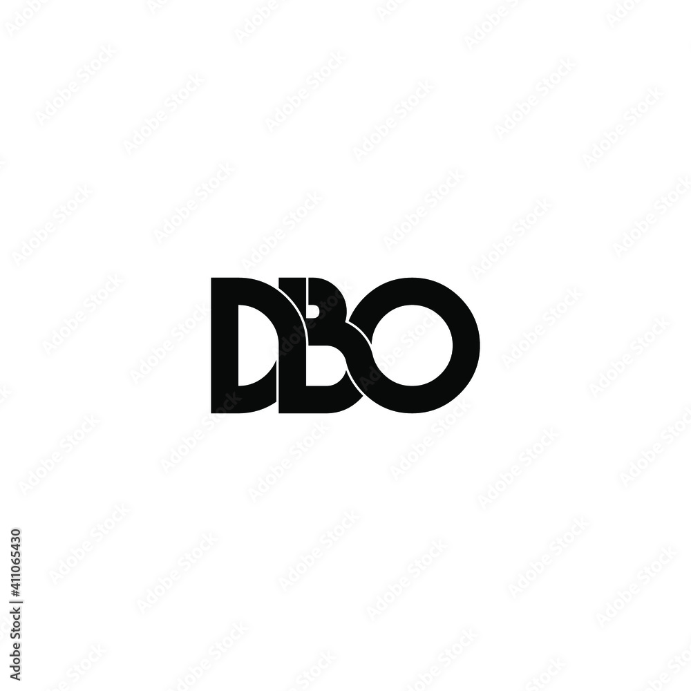 dbo letter original monogram logo design dbo letter original monogram logo design