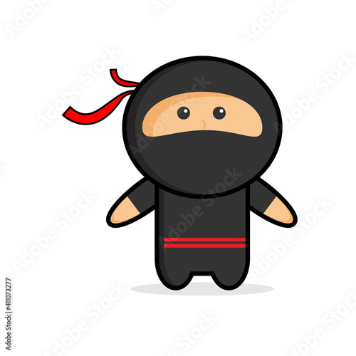 Simple ninja cute character