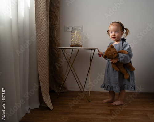 teddy bears  little child