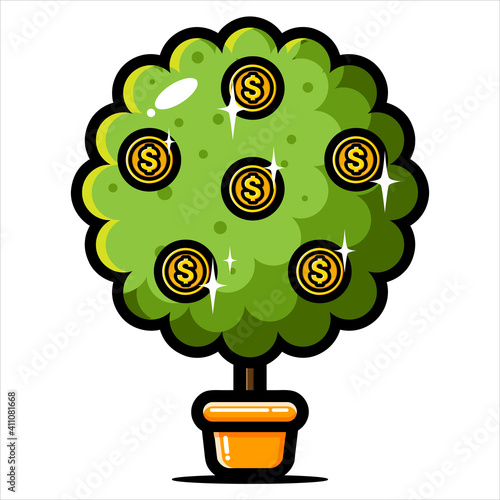 money tree vector design