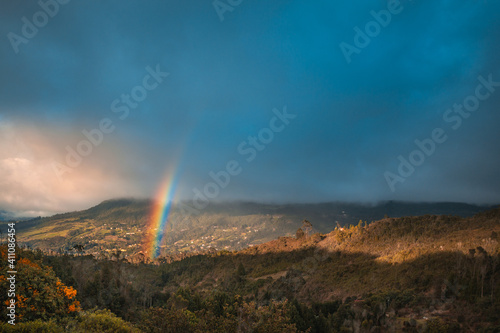 rainbow over the mountains © JuanDavid