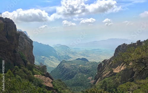Texas landscape seen from trails