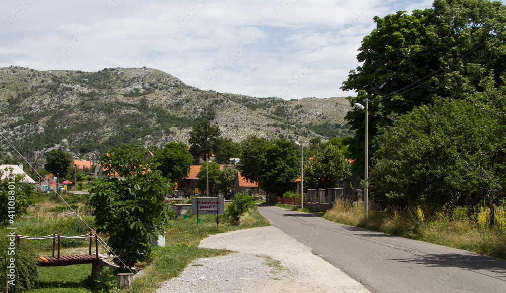 Montenegro views of Negushi city 