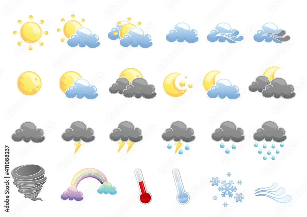 weather icon set weather icon set